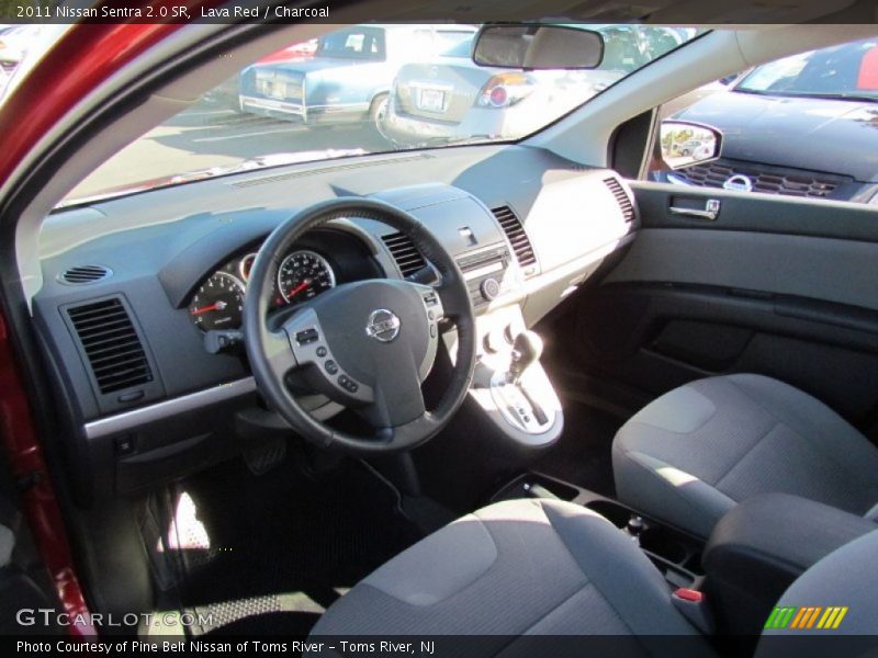 Lava Red / Charcoal 2011 Nissan Sentra 2.0 SR