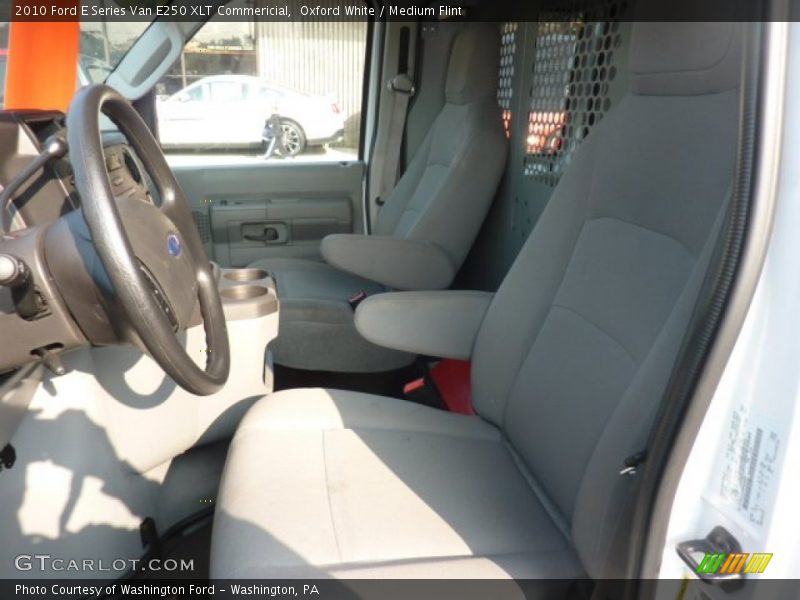 Oxford White / Medium Flint 2010 Ford E Series Van E250 XLT Commericial