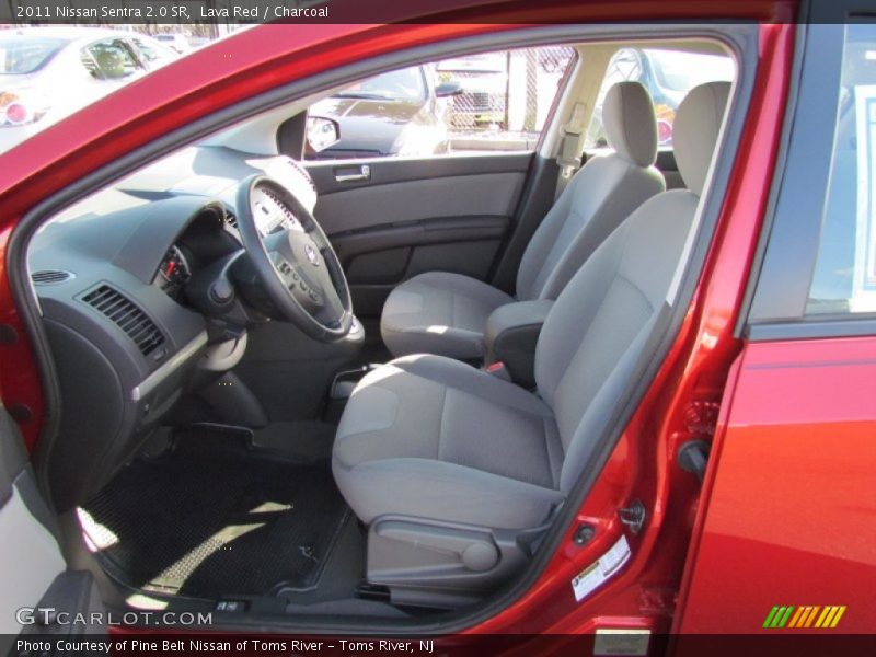 Lava Red / Charcoal 2011 Nissan Sentra 2.0 SR