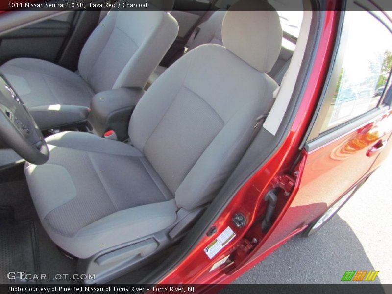 Lava Red / Charcoal 2011 Nissan Sentra 2.0 SR