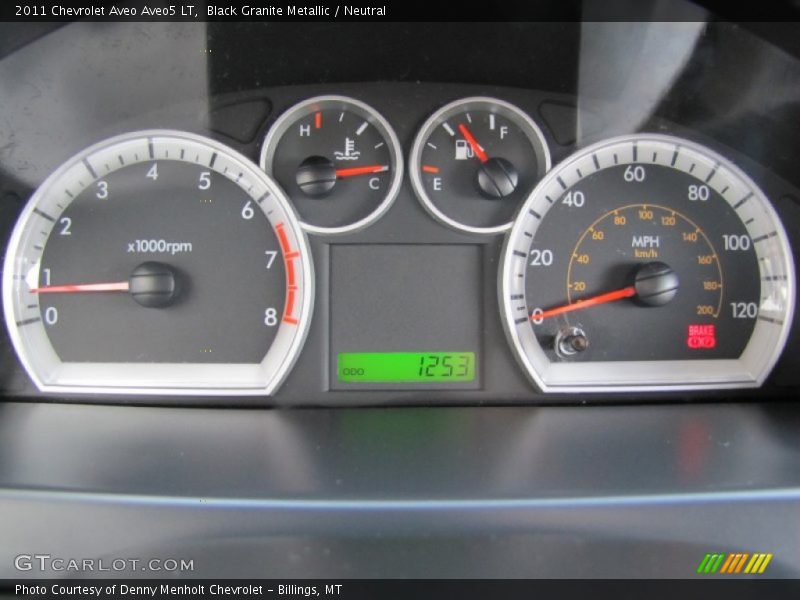 Black Granite Metallic / Neutral 2011 Chevrolet Aveo Aveo5 LT