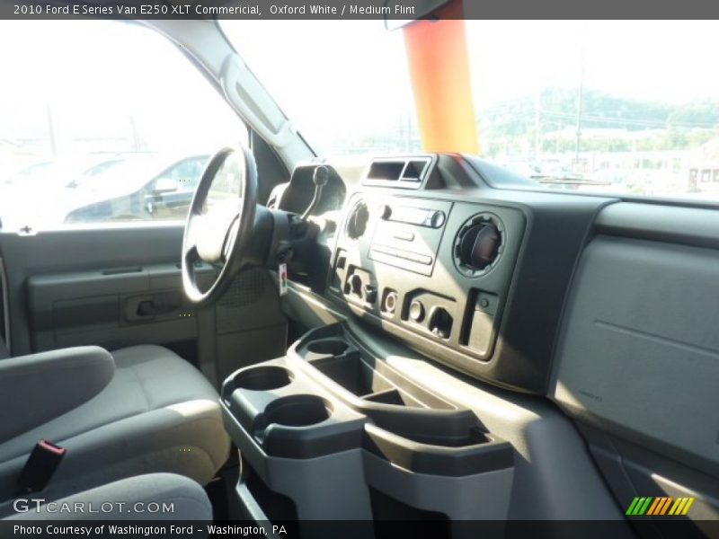 Oxford White / Medium Flint 2010 Ford E Series Van E250 XLT Commericial