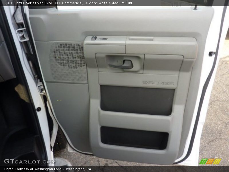 Oxford White / Medium Flint 2010 Ford E Series Van E250 XLT Commericial