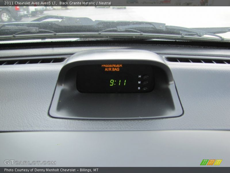 Black Granite Metallic / Neutral 2011 Chevrolet Aveo Aveo5 LT