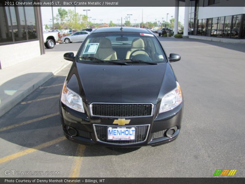 Black Granite Metallic / Neutral 2011 Chevrolet Aveo Aveo5 LT
