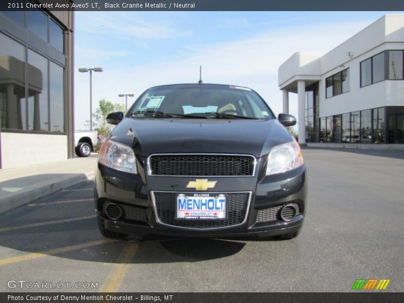 Black Granite Metallic / Neutral 2011 Chevrolet Aveo Aveo5 LT