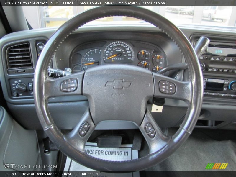 Silver Birch Metallic / Dark Charcoal 2007 Chevrolet Silverado 1500 Classic LT Crew Cab 4x4