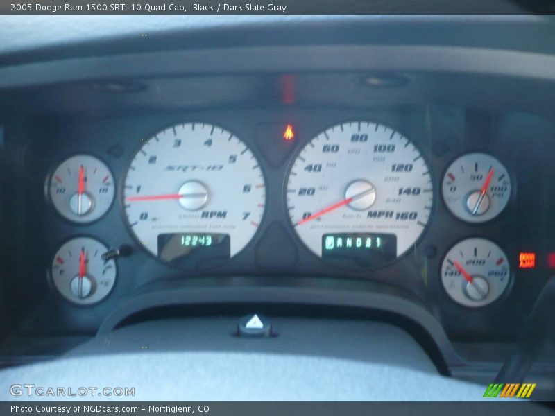 Black / Dark Slate Gray 2005 Dodge Ram 1500 SRT-10 Quad Cab