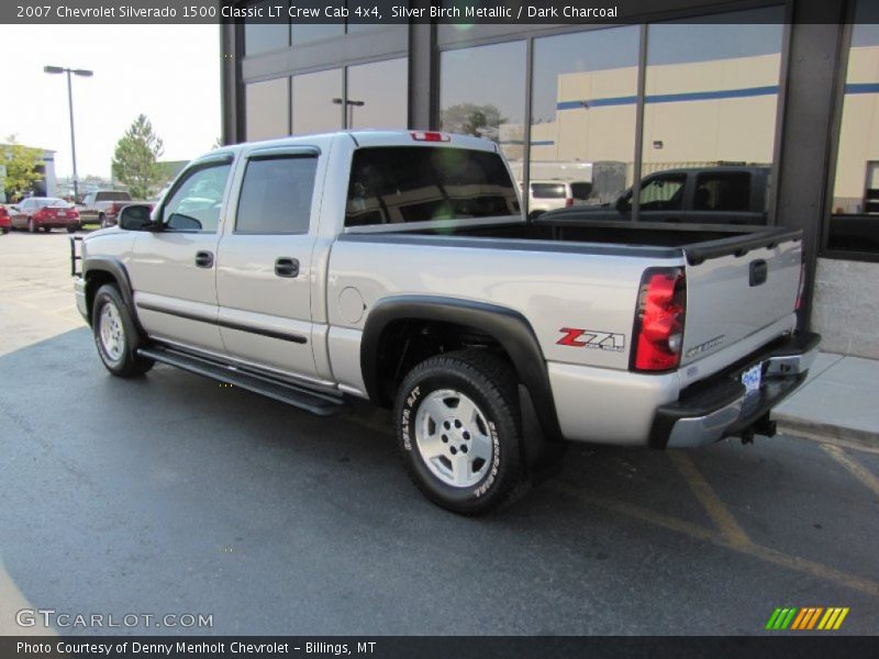 Silver Birch Metallic / Dark Charcoal 2007 Chevrolet Silverado 1500 Classic LT Crew Cab 4x4