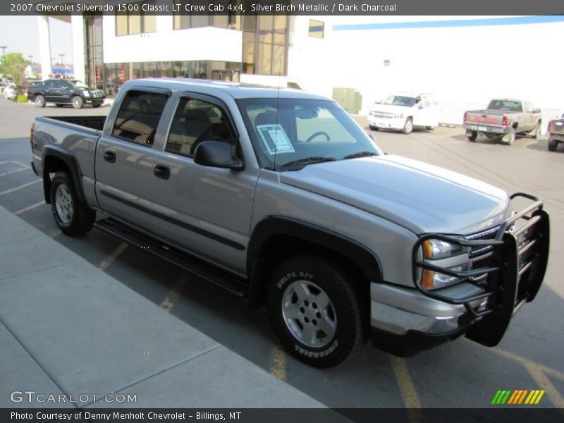 Silver Birch Metallic / Dark Charcoal 2007 Chevrolet Silverado 1500 Classic LT Crew Cab 4x4