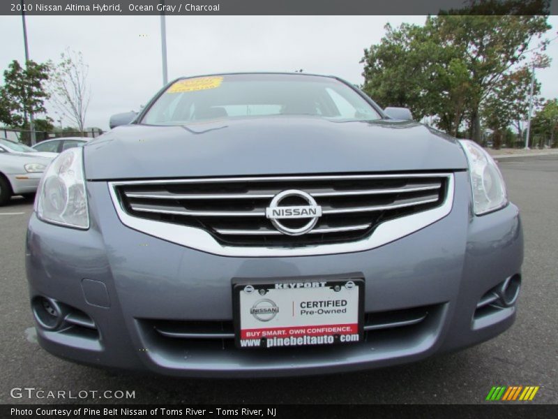 Ocean Gray / Charcoal 2010 Nissan Altima Hybrid