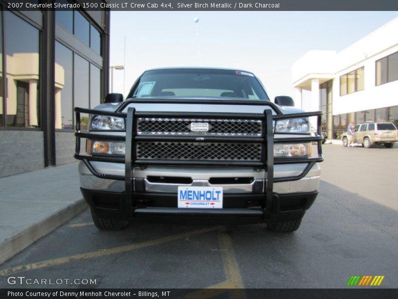 Silver Birch Metallic / Dark Charcoal 2007 Chevrolet Silverado 1500 Classic LT Crew Cab 4x4