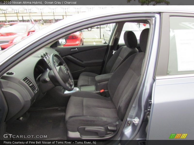  2010 Altima Hybrid Charcoal Interior