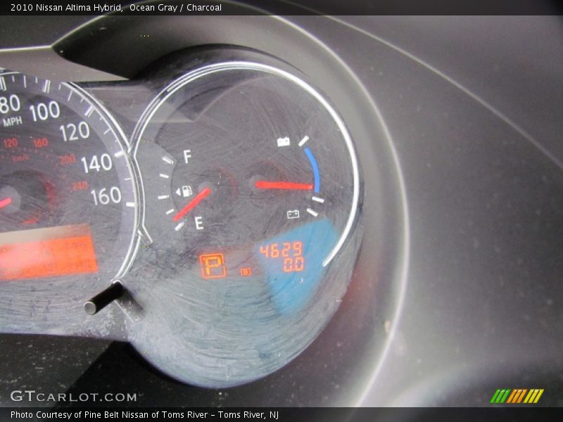 Ocean Gray / Charcoal 2010 Nissan Altima Hybrid
