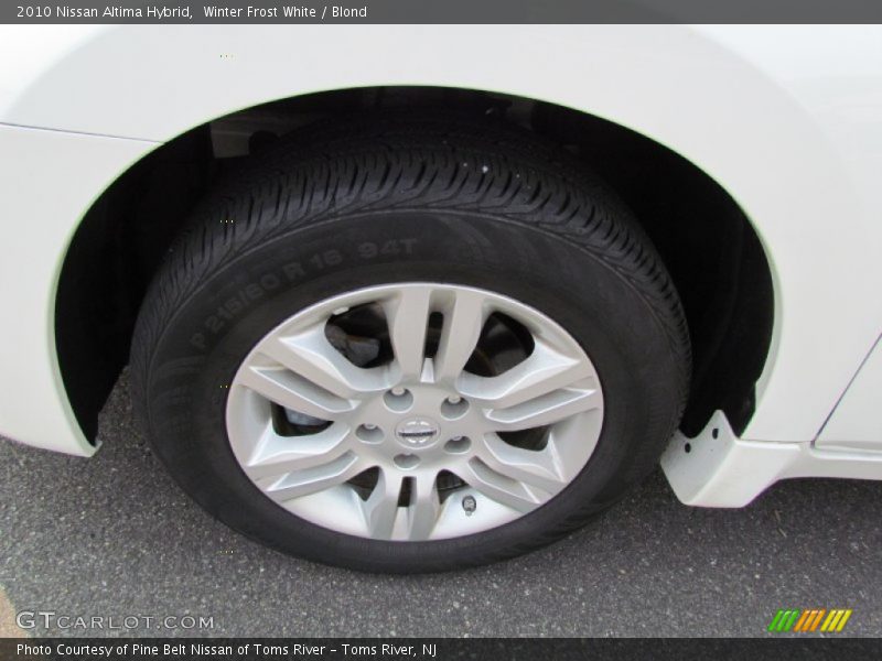 Winter Frost White / Blond 2010 Nissan Altima Hybrid