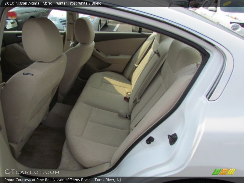 Winter Frost White / Blond 2010 Nissan Altima Hybrid