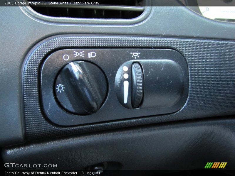 Controls of 2003 Intrepid SE