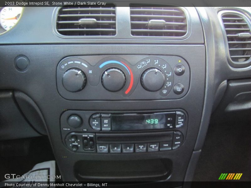 Controls of 2003 Intrepid SE