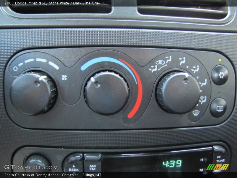 Controls of 2003 Intrepid SE