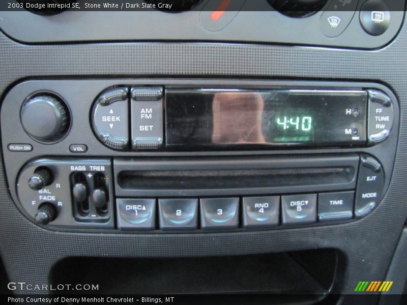 Audio System of 2003 Intrepid SE