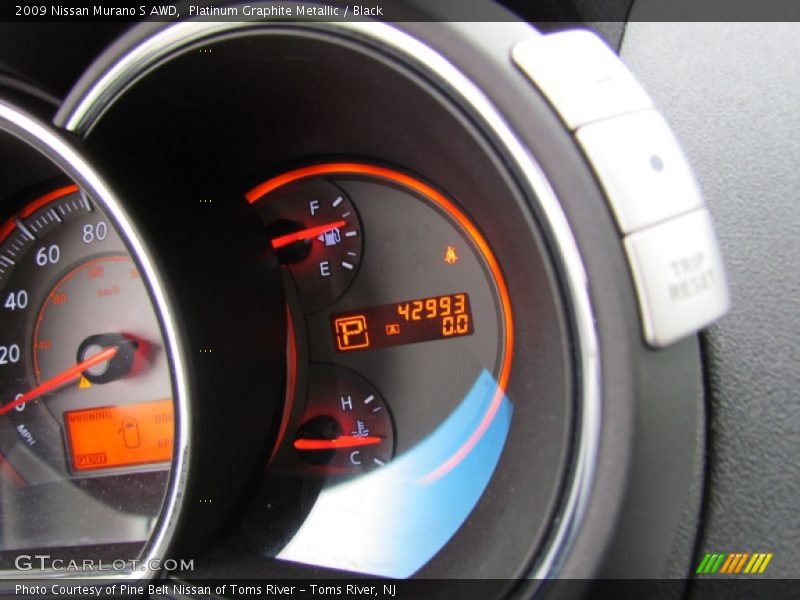 Platinum Graphite Metallic / Black 2009 Nissan Murano S AWD