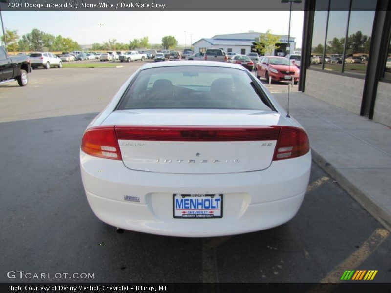 Stone White / Dark Slate Gray 2003 Dodge Intrepid SE