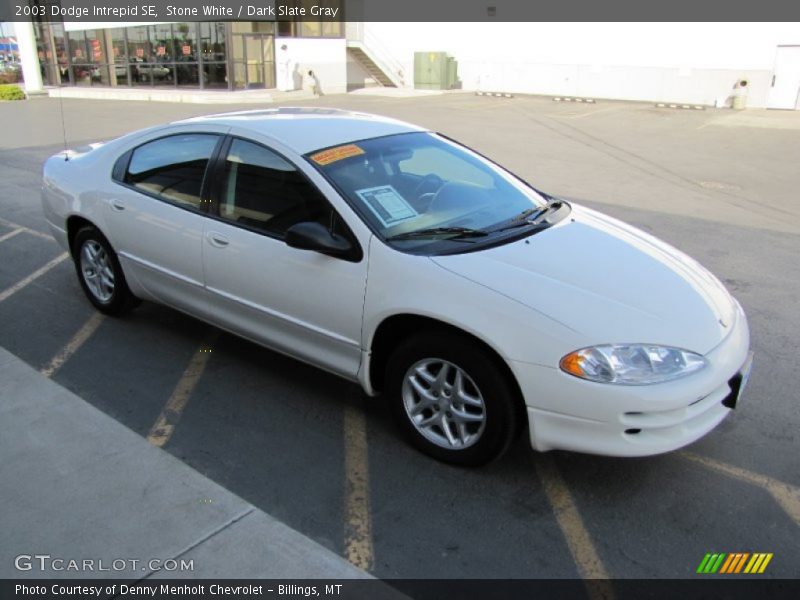 Stone White / Dark Slate Gray 2003 Dodge Intrepid SE