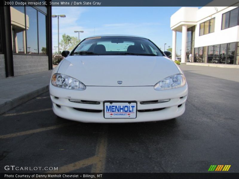 Stone White / Dark Slate Gray 2003 Dodge Intrepid SE