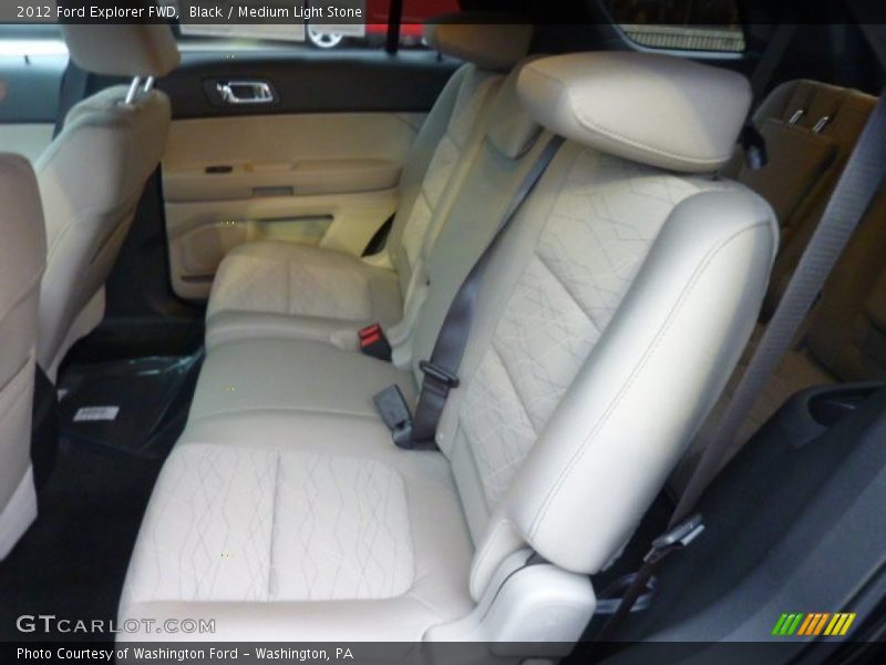 Black / Medium Light Stone 2012 Ford Explorer FWD