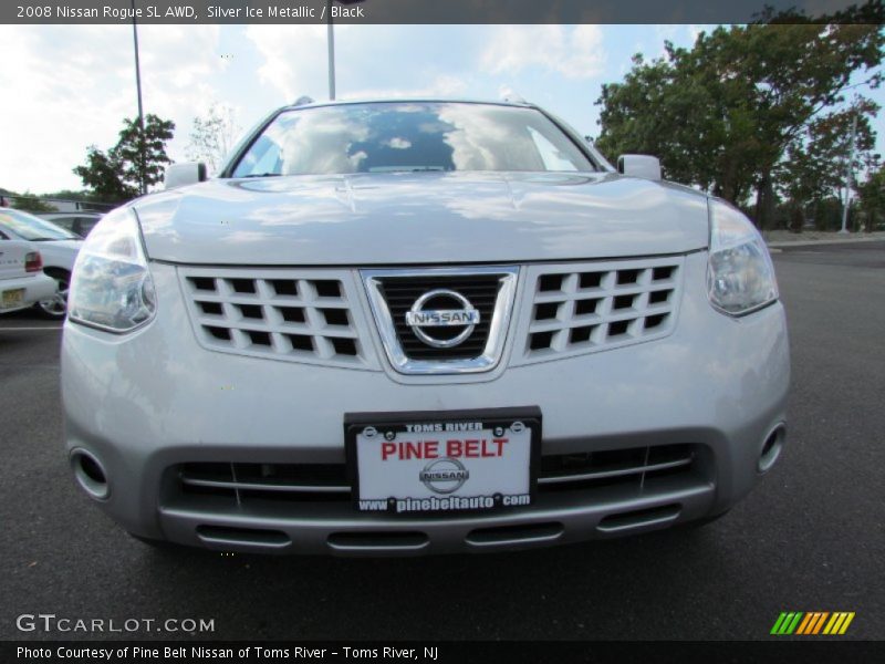 Silver Ice Metallic / Black 2008 Nissan Rogue SL AWD
