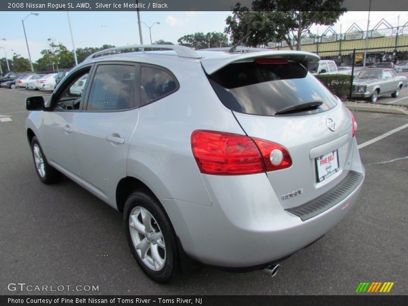 Silver Ice Metallic / Black 2008 Nissan Rogue SL AWD