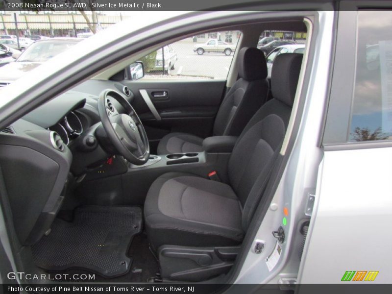 Silver Ice Metallic / Black 2008 Nissan Rogue SL AWD