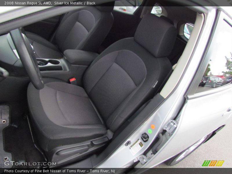 Silver Ice Metallic / Black 2008 Nissan Rogue SL AWD