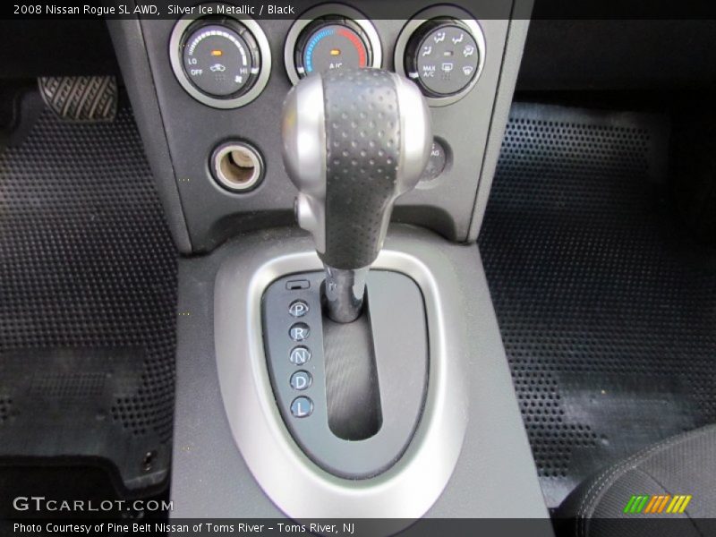 Silver Ice Metallic / Black 2008 Nissan Rogue SL AWD