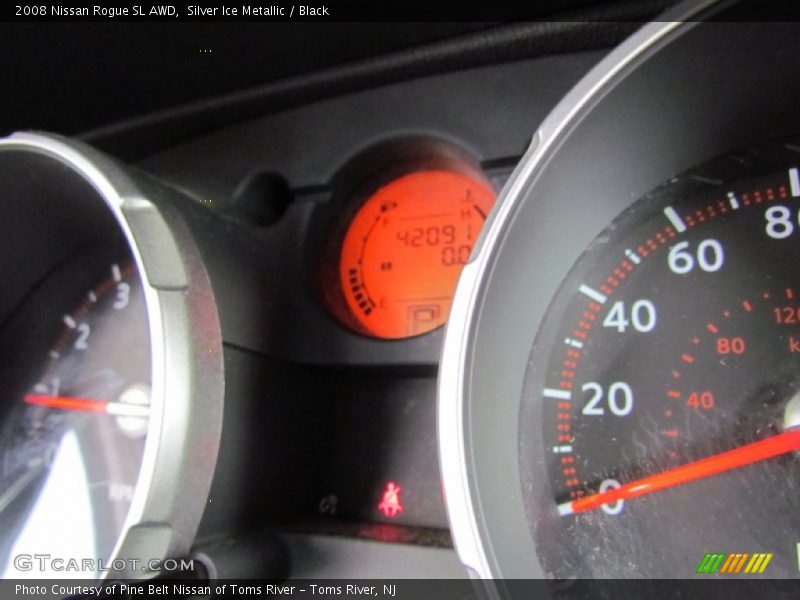 Silver Ice Metallic / Black 2008 Nissan Rogue SL AWD