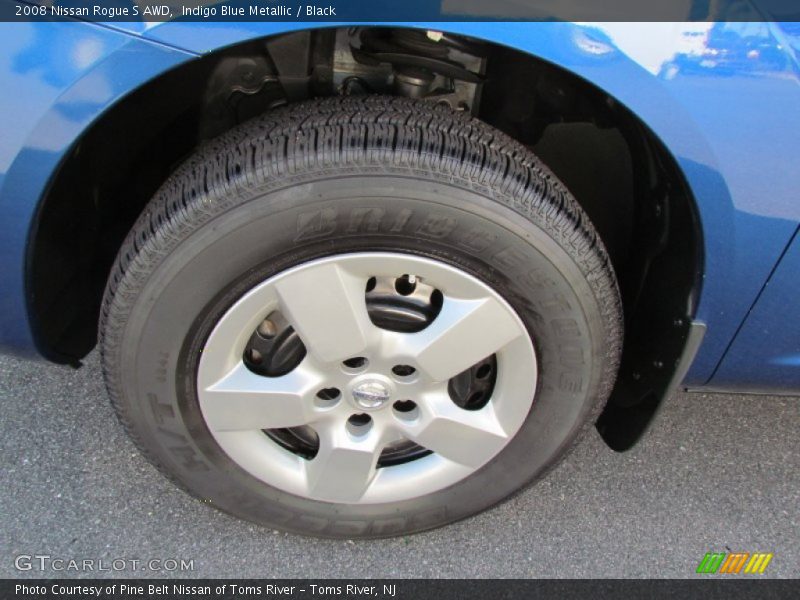 Indigo Blue Metallic / Black 2008 Nissan Rogue S AWD