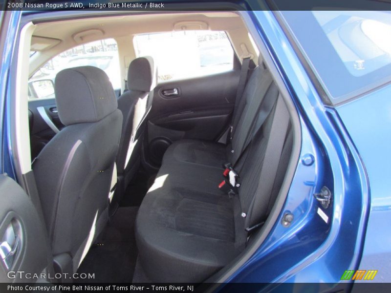 Indigo Blue Metallic / Black 2008 Nissan Rogue S AWD
