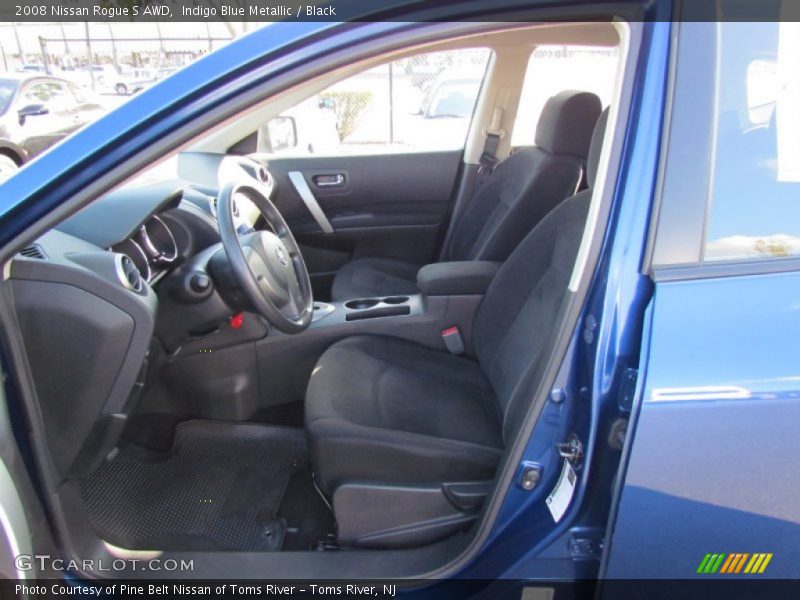 Indigo Blue Metallic / Black 2008 Nissan Rogue S AWD