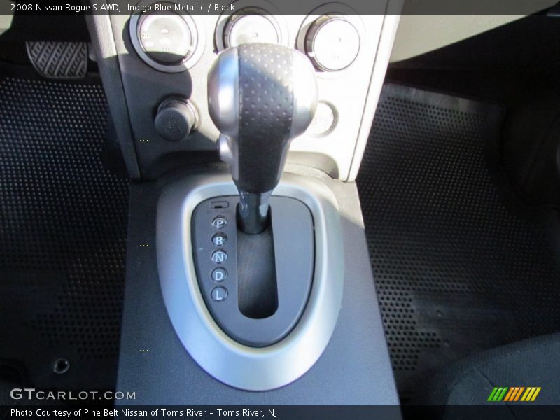 Indigo Blue Metallic / Black 2008 Nissan Rogue S AWD
