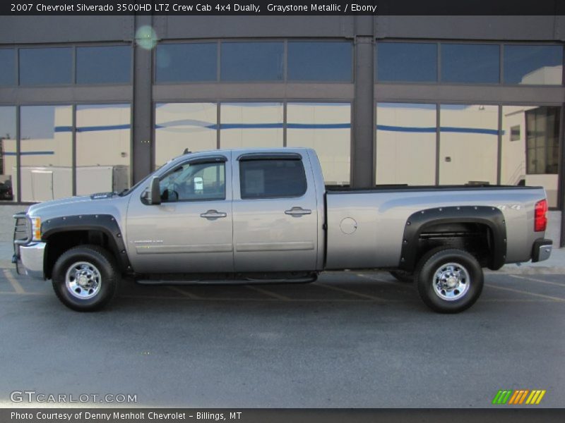 Graystone Metallic / Ebony 2007 Chevrolet Silverado 3500HD LTZ Crew Cab 4x4 Dually