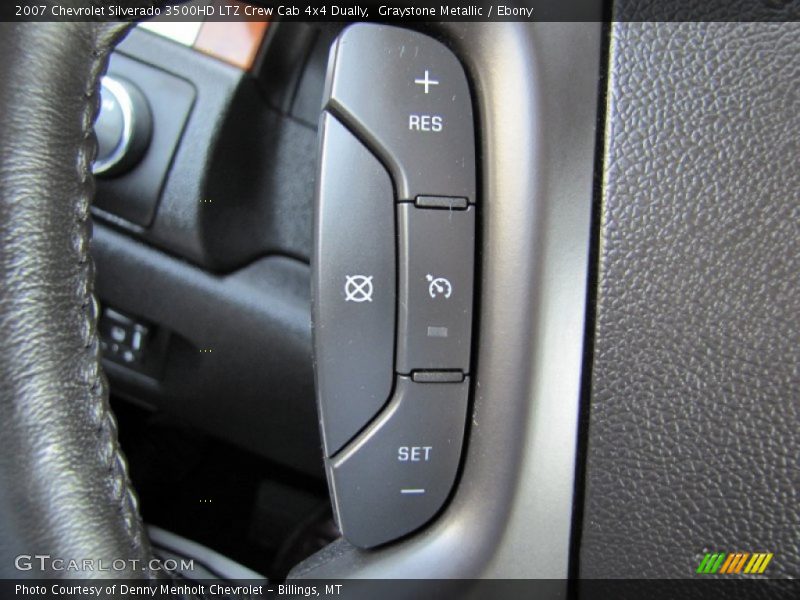 Graystone Metallic / Ebony 2007 Chevrolet Silverado 3500HD LTZ Crew Cab 4x4 Dually