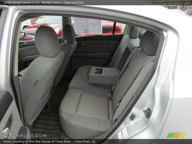 Brilliant Silver / Charcoal/Steel 2008 Nissan Sentra 2.0 S