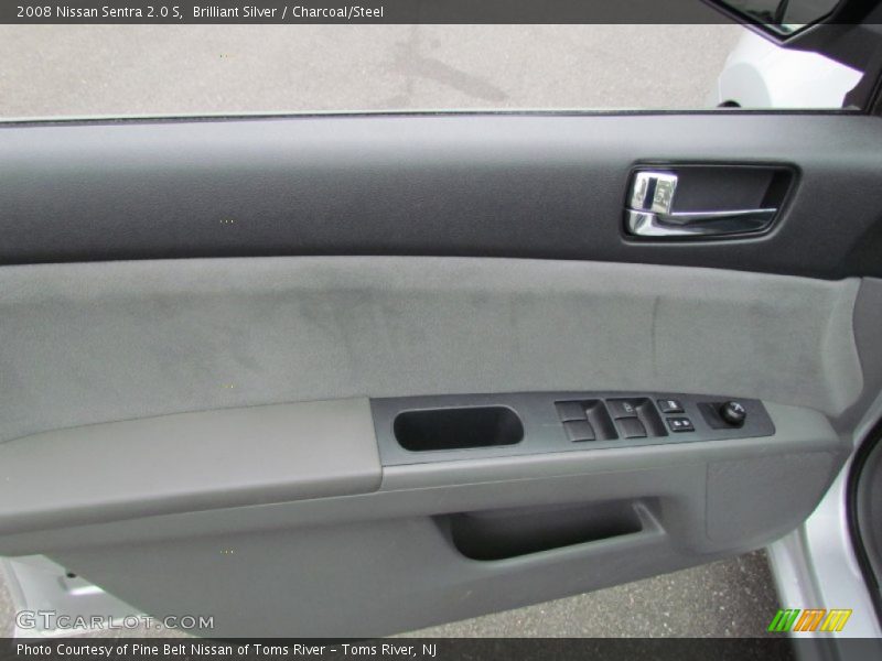 Brilliant Silver / Charcoal/Steel 2008 Nissan Sentra 2.0 S