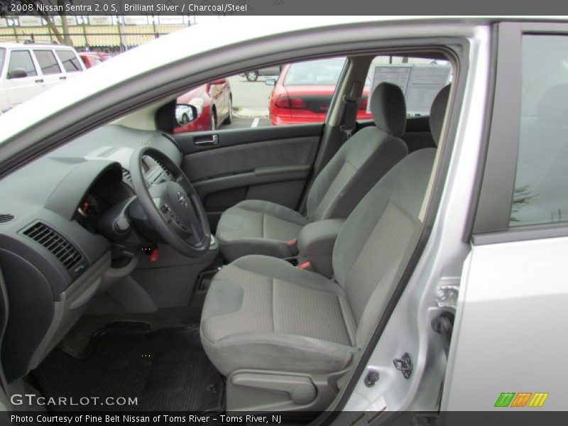 Brilliant Silver / Charcoal/Steel 2008 Nissan Sentra 2.0 S