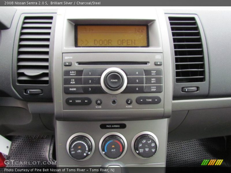 Brilliant Silver / Charcoal/Steel 2008 Nissan Sentra 2.0 S