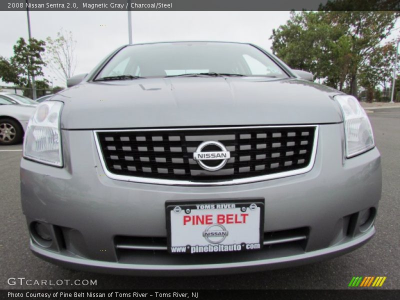 Magnetic Gray / Charcoal/Steel 2008 Nissan Sentra 2.0