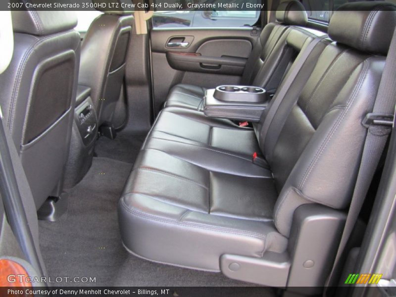  2007 Silverado 3500HD LTZ Crew Cab 4x4 Dually Ebony Interior