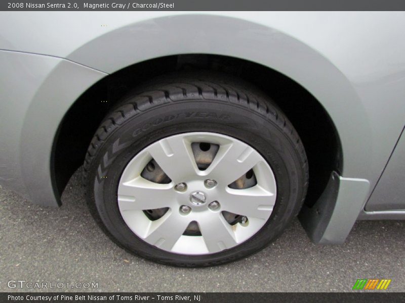 Magnetic Gray / Charcoal/Steel 2008 Nissan Sentra 2.0