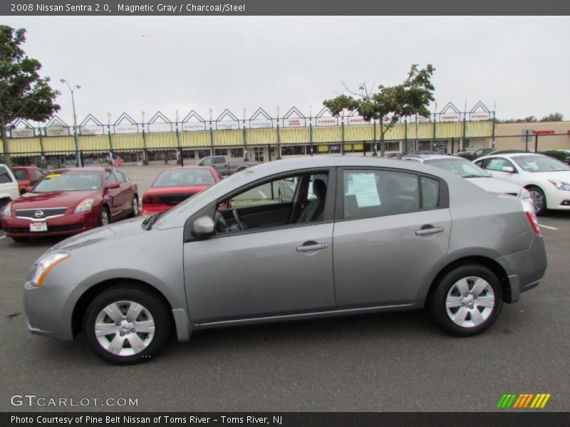 Magnetic Gray / Charcoal/Steel 2008 Nissan Sentra 2.0