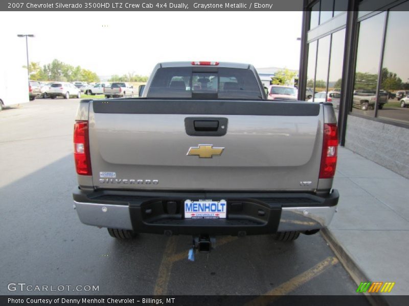 Graystone Metallic / Ebony 2007 Chevrolet Silverado 3500HD LTZ Crew Cab 4x4 Dually